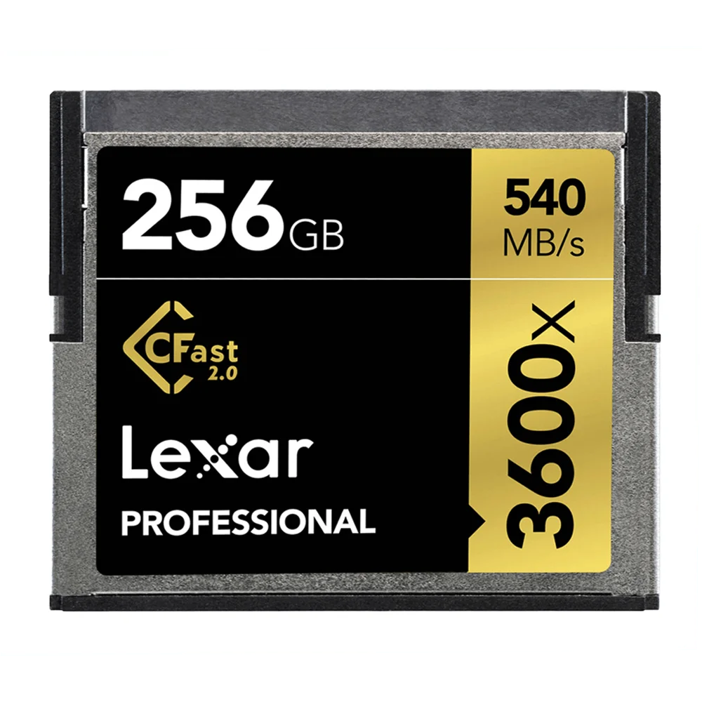 CARTE CFAST 2.0 LEXAR 3600x 256 GB